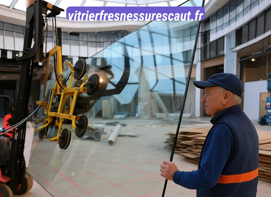 Remplacement de vitrine magasin Fresnes-sur-Escaut
